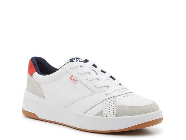 ケッズ レディース シューズ スニーカー Keds The Court Sneaker - Women's White/Grey ホワイト