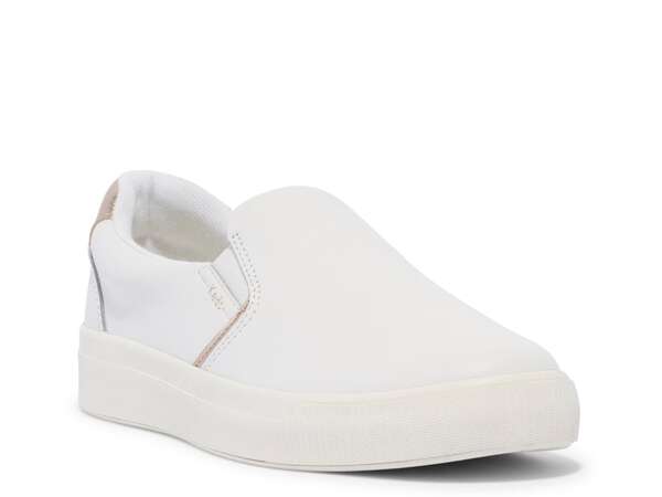 ケッズ レディース シューズ スリッポン・ローファー スニーカー Keds Pursuit Slip-On Sneaker - Women's Egret White/Champagne ホワイト｜ReVida 店