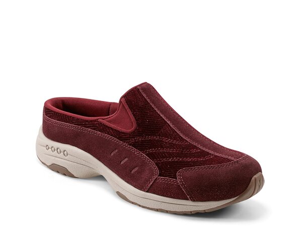 イージースピリット レディース シューズ スリッポン・ローファー Easy Spirit Traveltime Slip-On Dark Red レッド