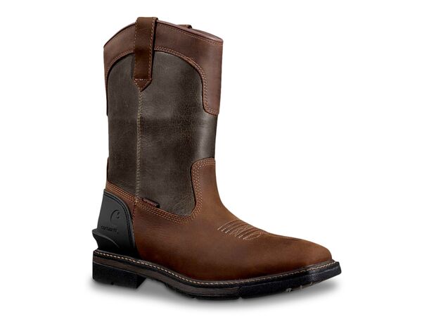 鉄道車両ハート形 メンズ シューズ ブーツ・レインブーツ Carhartt Montana Waterproof Boot - Men\u0027s Dark Brown 赤銅色