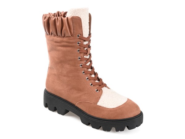 ジュルネ コレクション レディース シューズ ブーツ・レインブーツ Journee Collection Elinor Hiking Bootie - Women Dark Brown ブラウン