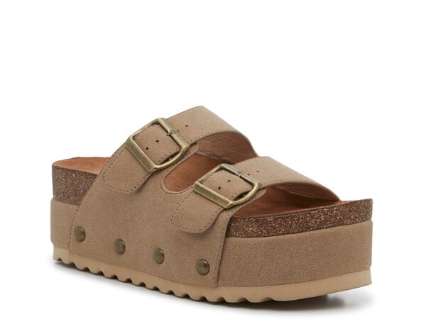 ダーティーランドリー レディース シューズ サンダル プラットフォーム Dirty Laundry Pueblo Platform Sandal Tan Taupe タン|ReVida 店