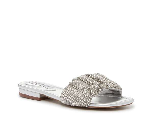 スティーブ マデン レディース シューズ サンダル Steve Madden Delanee Sandal Silver Metallic シルバー