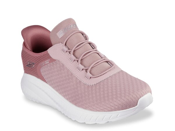 スケッチャーズ レディース シューズ スニーカー Skechers Hands Free Slip-Ins Bobs Sport Squad Chaos In Color Sneaker - Women\u0027s Light Pink サクラ色