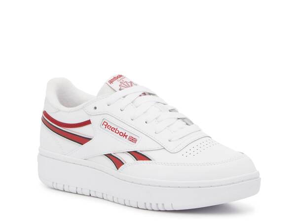 リーボック レディース シューズ スニーカー Reebok Club C Double Sneaker - Women\u0027s White/Red 白いこと