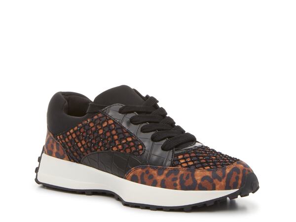 ジェシカシンプソン レディース シューズ スニーカー Jessica Simpson Tezra Sneaker - Women's Brown/Black Leopard Print ブラック