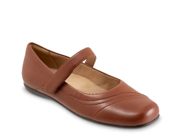 トロッターズ レディース シューズ パンプス Trotters Sherese Mary Jane Flat Cognac