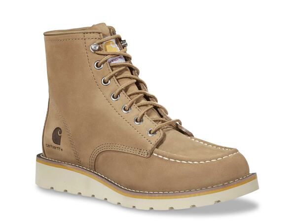 カーハート レディース シューズ ブーツ・レインブーツ Carhartt Moc Toe Wedge Work Boot - Women's Coyote Brown ブラウン|ReVida 店