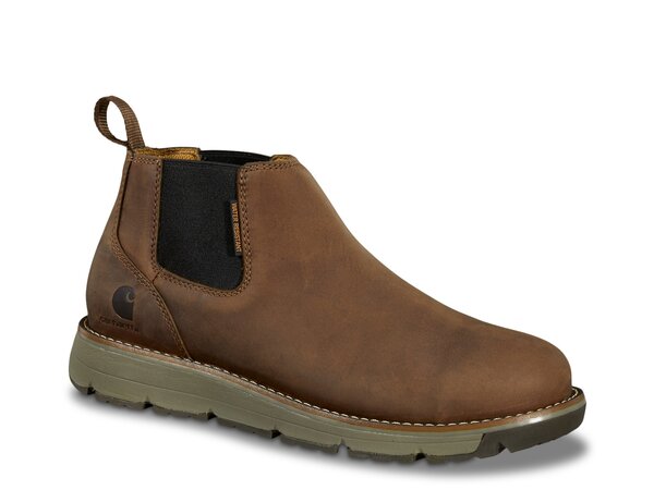 カーハート メンズ シューズ ブーツ・レインブーツ Tシャツ ブーツ Carhartt Millbrook Romeo Steel Toe Work Boot - Men's Dark Brown ブラウン｜ReVida 店
