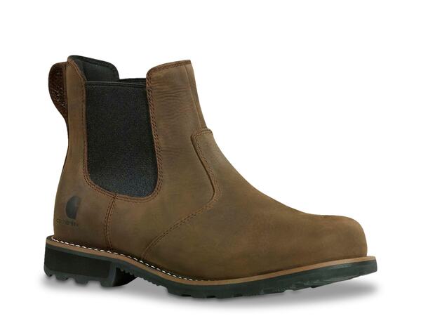 カーハート メンズ シューズ ブーツ・レインブーツ チェルシーブーツ チェルシー ブーツ Carhartt Frontier Soft Toe Work Chelsea Boot - Men's Dark Brown ブラウン