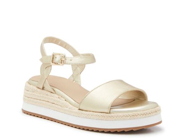 ケリー＆ケイティ レディース シューズ サンダル Kelly & Katie Nicie Wedge Sandal Gold Metallic ゴールド