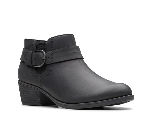 クラークス レディース シューズ ブーツ・レインブーツ Clarks Charlten Rae Bootie Black ブラック