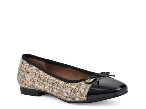 ホワイトマウンテン レディース シューズ パンプス White Mountain Bocci Ballet Flat Beige Plaid ベージュ