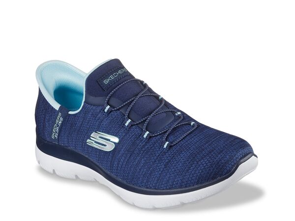スケッチャーズ レディース シューズ スニーカー Skechers Hands Free Slip-ins Summits Everyday Set Sneaker - Women's Navy ネイビー