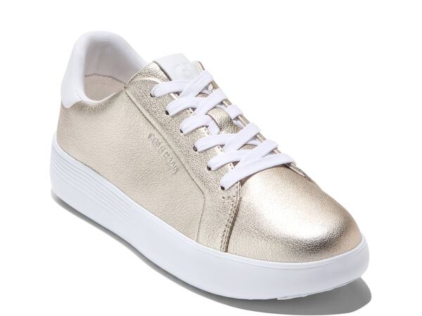 コールハーン レディース シューズ スニーカー プラットフォーム Cole Haan Grand Crosscourt Joy Platform Sneaker Gold Metallic ゴールド|ReVida 店