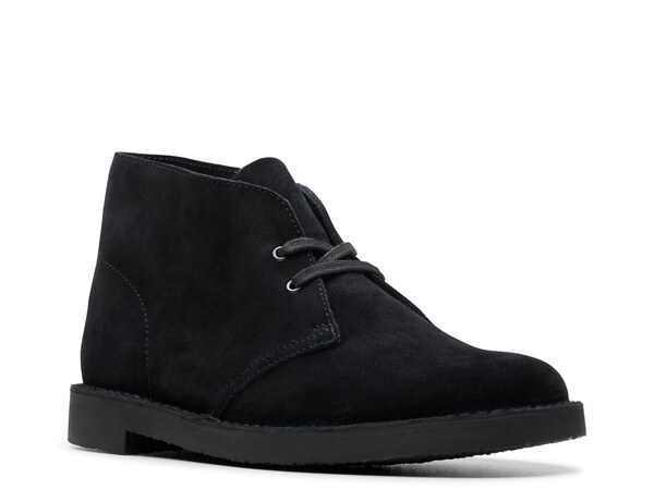クラークス メンズ シューズ ブーツ・レインブーツ Clarks Shepton Chukka Boot Black Suede ブラック｜ReVida 店