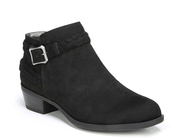 ライフストライド レディース シューズ ブーツ・レインブーツ LifeStride Adriana Bootie Black Faux Suede ブラック