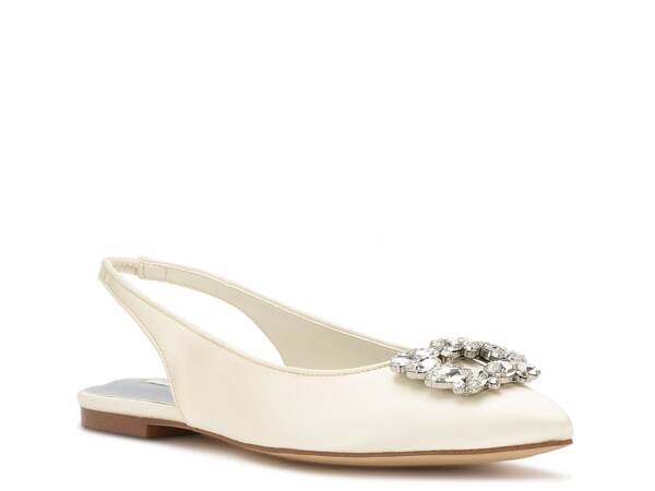 ナインウェスト レディース シューズ パンプス Nine West Blingy Flat Off White 象牙色