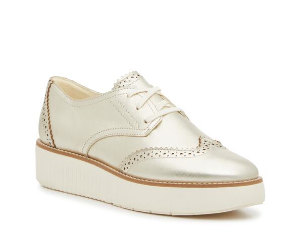 コールハーン レディース シューズ オックスフォード ウィングチップ Cole Haan City Wingtip Oxford Gold Metallic ゴールド