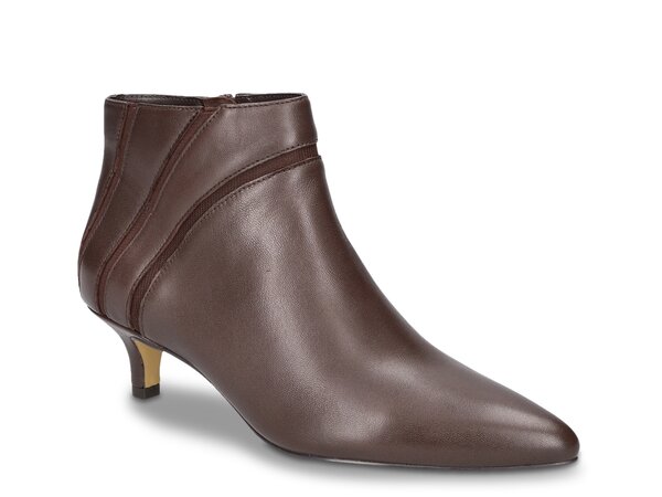 ベラヴィータ レディース シューズ ブーツ・レインブーツ Bella Vita Fardy Bootie Brown Leather 赤銅色