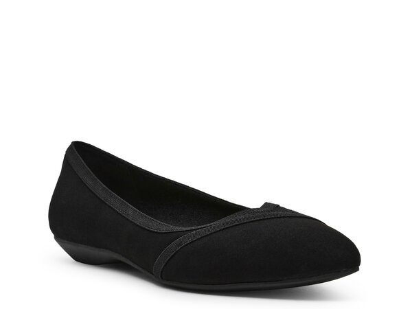 アンクライン レディース シューズ パンプス Anne Klein Oceanus Flat Black 黒いこと 靴-レディース靴