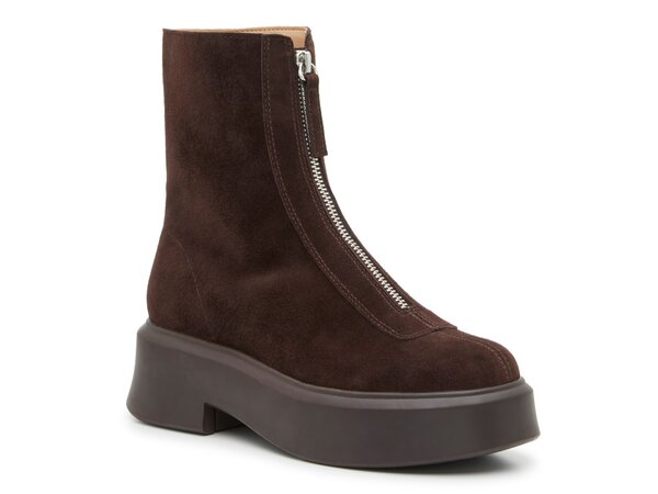 スティーブ マデン レディース シューズ ブーツ・レインブーツ Steve Madden Jones Bootie Dark Brown Suede ブラウン|ReVida 店