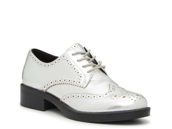 ナインウェスト レディース シューズ オックスフォード ウィングチップ Nine West Sammy Wingtip Oxford Silver Metallic シルバー