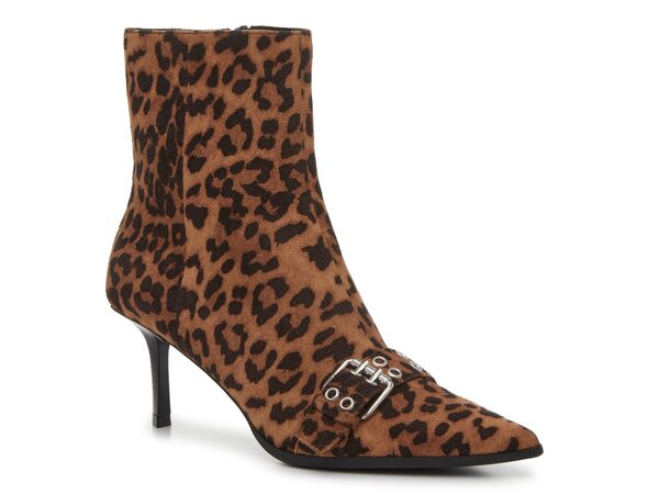 マッデンガール レディース シューズ ブーツ・レインブーツ Madden Girl Richie Bootie Tan/Black Leopard Print ブラック