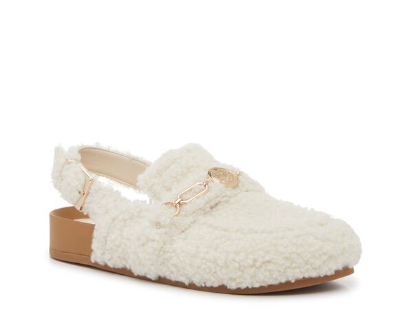 ヴィンスカムート レディース シューズ サンダル Vince Camuto Jernio Clog Natural Ivory Sherpa Fabric アイボリー｜ReVida 店