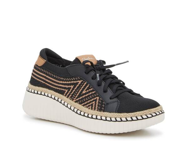 スケッチャーズ レディース シューズ スリッポン・ローファー スニーカー Skechers Bellevue Wilshire Blvd Slip-On Sneaker - Women's Black/Tan ブラック｜ReVida 店