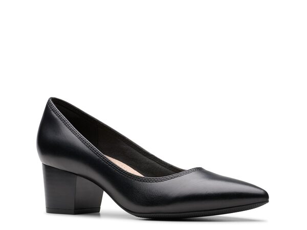 クラークス レディース シューズ パンプス Clarks Ellanie Hope Pump Black Leather ブラック 18,104円