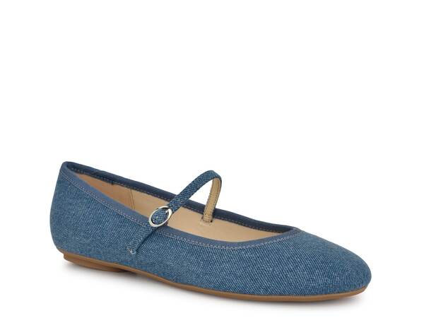 ナインウェスト レディース シューズ パンプス Nine West Classik Ballet Flat Blue Denim ジーンズ