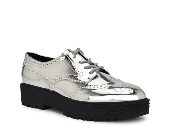 ナインウェスト レディース シューズ オックスフォード Nine West Resttin Oxford Silver Metallic シルバー 17,608円