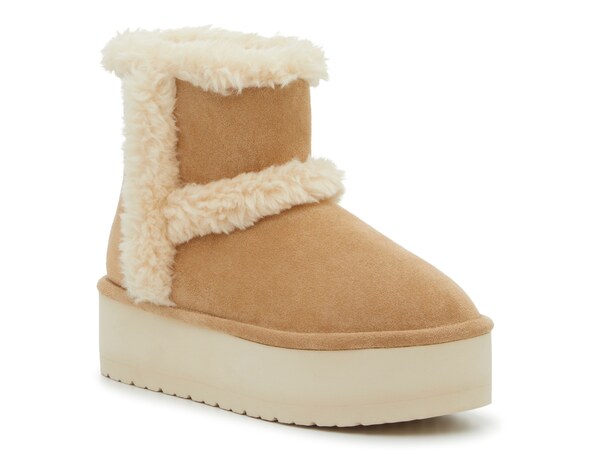 マッデンガール レディース シューズ ブーツ・レインブーツ プラットホーム ブーツ Madden Girl Everett Platform Bootie Tan タン 靴-レディース靴