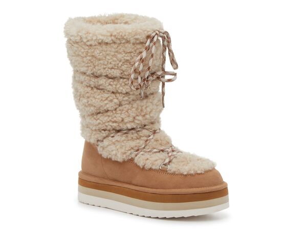マッデンガール レディース シューズ ブーツ・レインブーツ Madden Girl Hop Boot Ivory/Light Tan アイボリー|ReVida 店