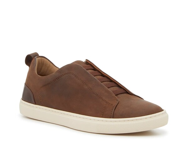 ヴィンスカムート メンズ シューズ スニーカー Vince Camuto Caene Slip-On Sneaker - Men Dark Brown ブラウン