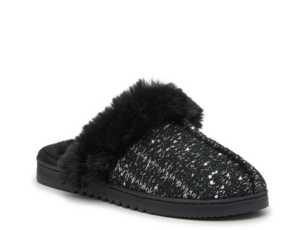 ケリー＆ケイティ レディース シューズ サンダル セーター Kelly & Katie Kendra Sweater Slipper Black ブラック｜ReVida 店