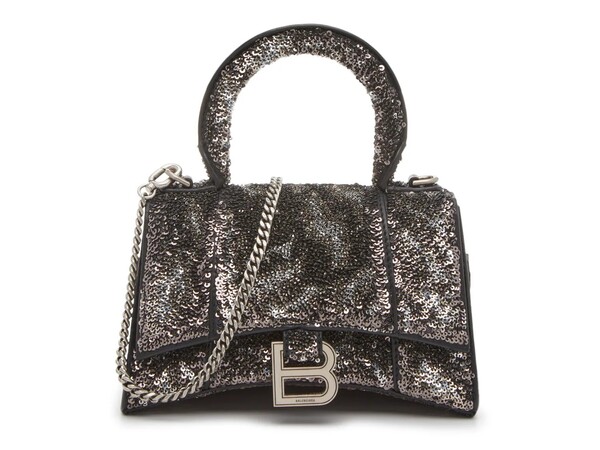 バレンシアガ レディース バッグ ハンドバッグ ミニ Balenciaga Hourglass Mini Satchel Black ブラック