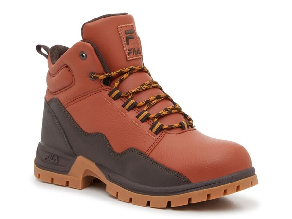 フィラ メンズ シューズ ブーツ・レインブーツ Fila Derail Trail Boot Cognac/Brown ブラウン|ReVida 店