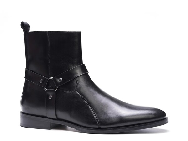 カルロスサンタナ メンズ シューズ ブーツ・レインブーツ Carlos by Carlos Santana Harley Harness Boot Black ブラック