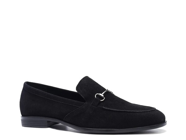 カルロスサンタナ メンズ シューズ スリッポン・ローファー Carlos by Carlos Santana Louis Loafer Black Suede ブラック