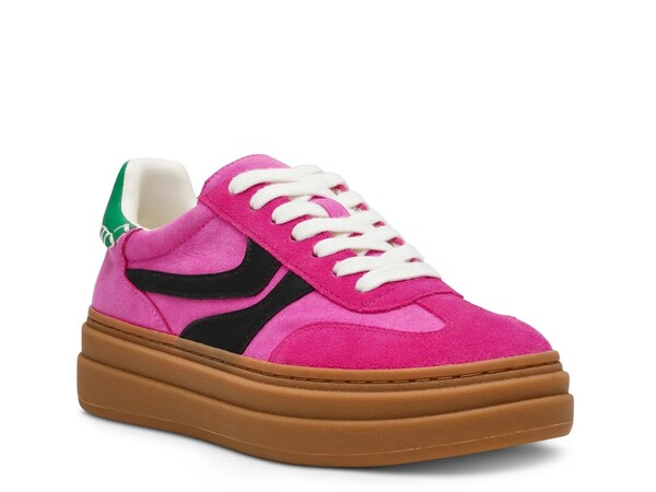 スティーブ マデン レディース シューズ スニーカー プラットホーム Steve Madden Dodge Platform Sneaker Bright Pink サクラ色