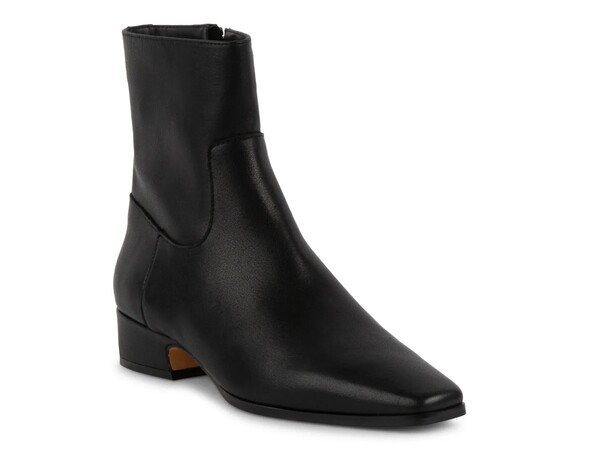 スティーブ マデン レディース シューズ ブーツ・レインブーツ Steve Madden Dusty Bootie Black Leather ブラック｜ReVida 店