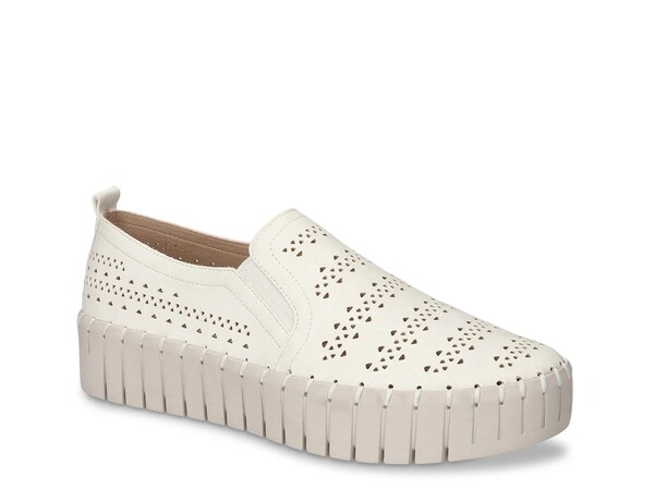 イージーストリート レディース シューズ スニーカー プラットフォーム Easy Street Peppy Platform Sneaker White ホワイト 14,560円