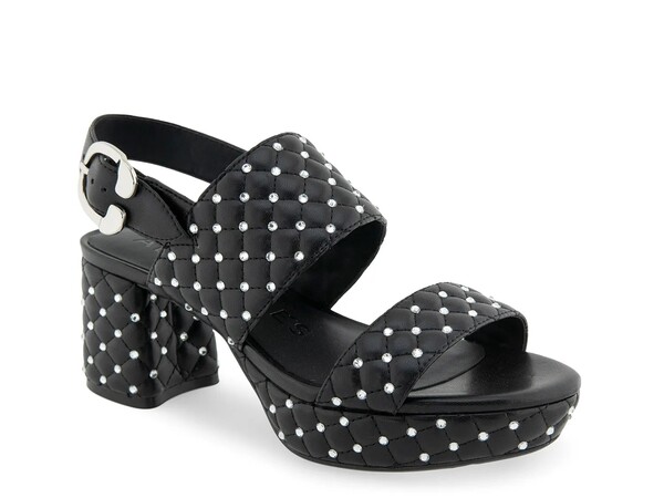 エアロソールズ レディース シューズ サンダル プラットフォーム Aerosoles Camera Platform Sandal Black ブラック