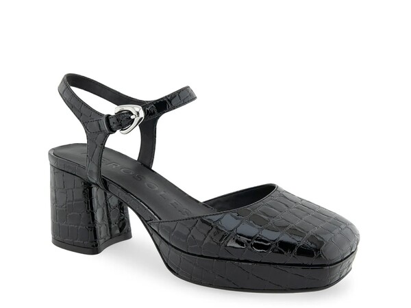 エアロソールズ レディース シューズ パンプス Aerosoles Soir Pump Black Croc Print ブラック