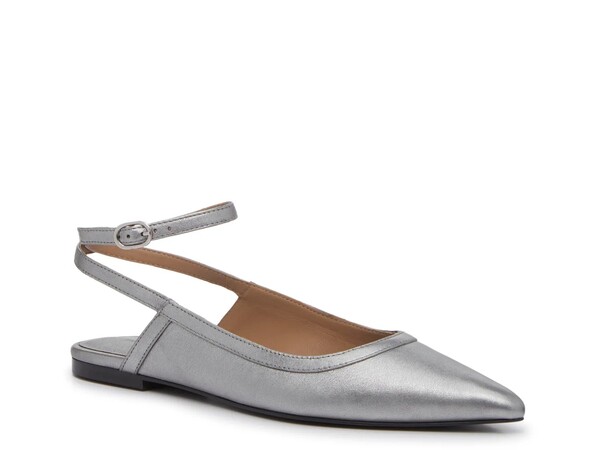 フリーピープル レディース シューズ パンプス Free People Jules Flat Silver Metallic しろがね色 パンプス-靴