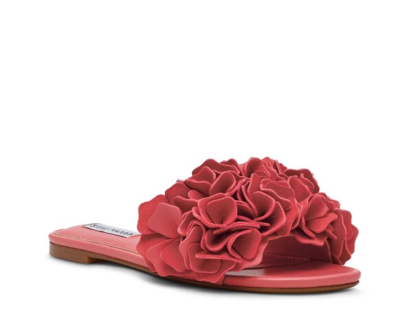 スティーブ マデン レディース シューズ サンダル Steve Madden Flo Sandal Coral Leather コーラル
