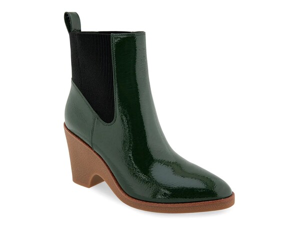 エアロソールズ レディース シューズ ブーツ・レインブーツ Aerosoles Mylo Wedge Bootie Dark Green グリーン