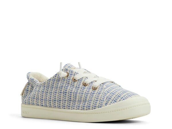 ロキシー レディース シューズ スニーカー 足し加える大きさ Roxy Bayshore Plus Slip-On Sneaker - Women\u0027s White/Blue 白いこと